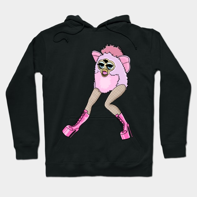 Furby Long Legs Hoodie by Crashdolly